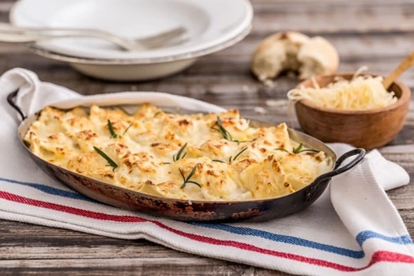 Gratin de Raviole Bleu