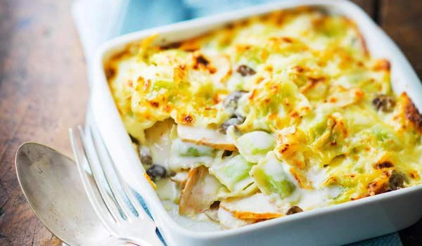 Gratin de Raviole Poulet